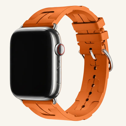 Bracelet Apple Watch silicone sport orange