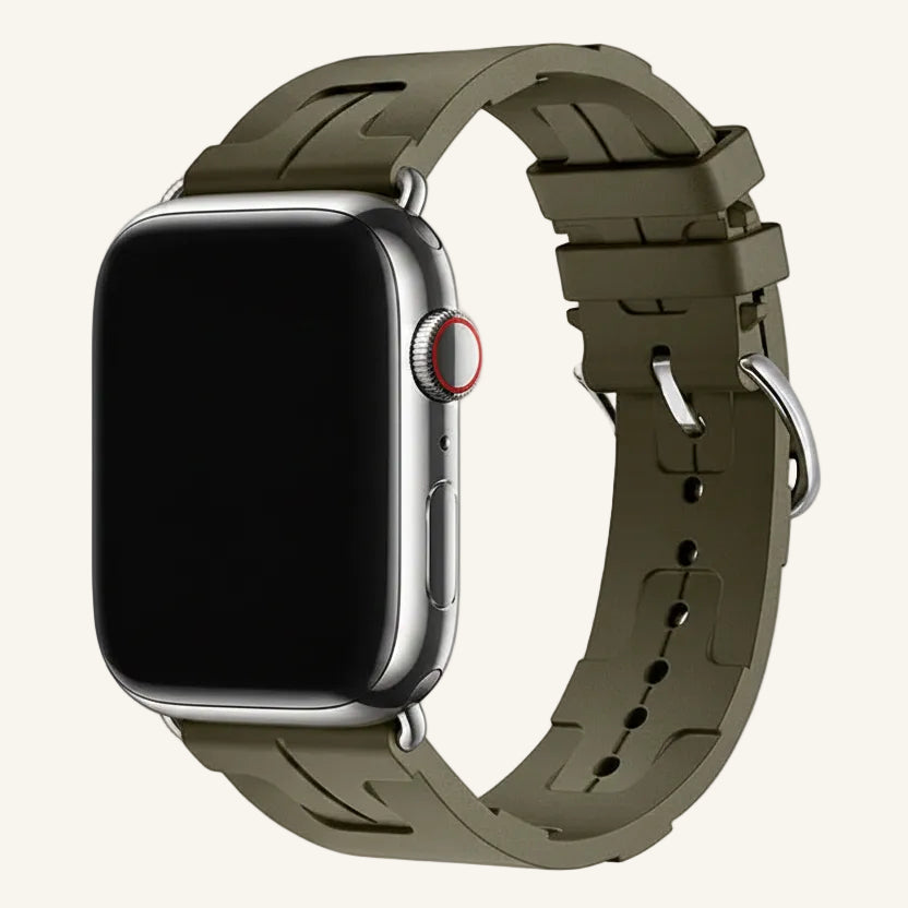Bracelet Apple Watch silicone sport rouge classique