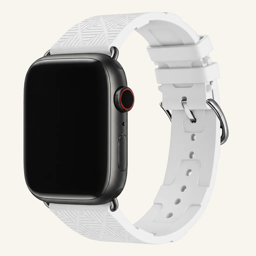 Bracelet Apple Watch silicone sport starlight