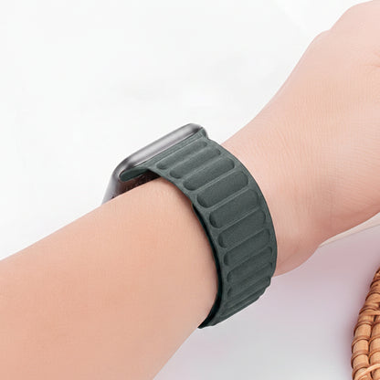 Bracelet Apple Watch tissu matelassé magnétique rétro — La Trame