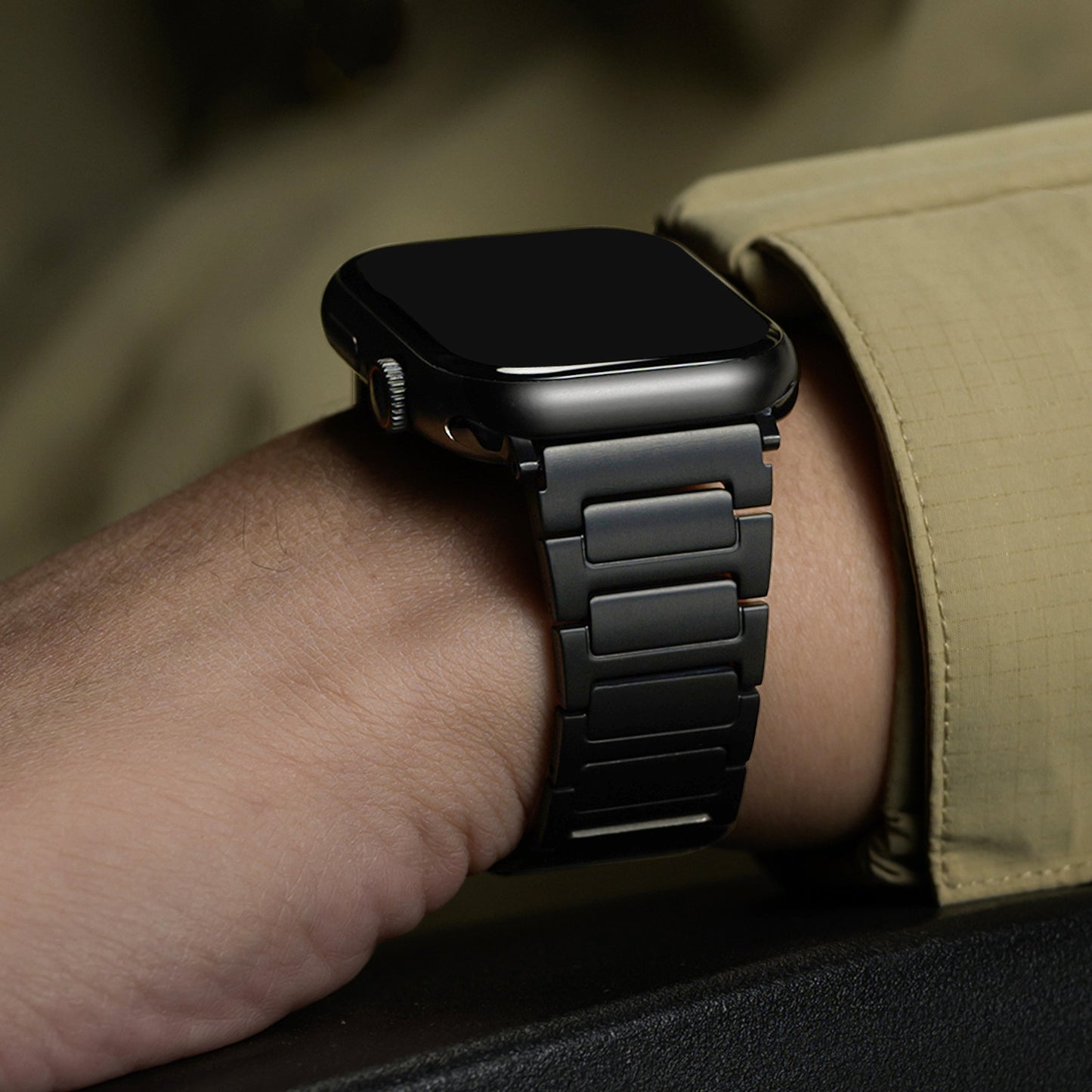 Bracelet Apple Watch titane léger compatible Series, SE et Ultra