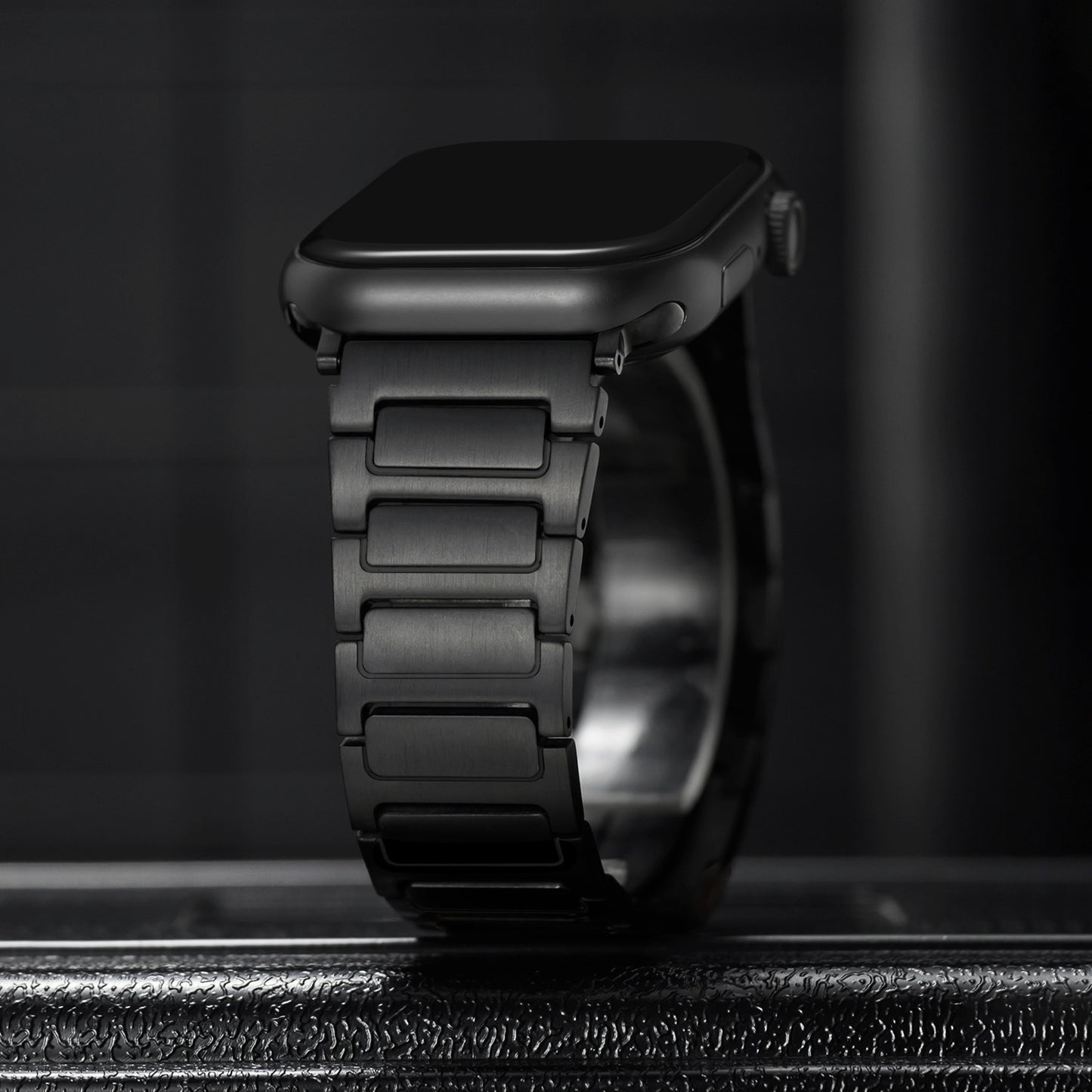 Bracelet Apple Watch titane à maillons i-beam — Le Titane Forgé