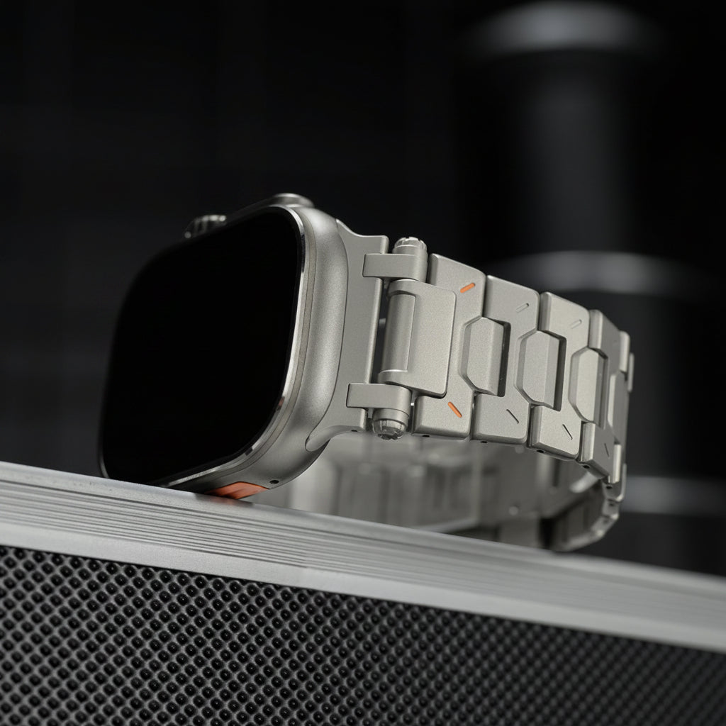Bracelet Apple Watch titane pur revêtement DLC pour Apple Watch Ultra
