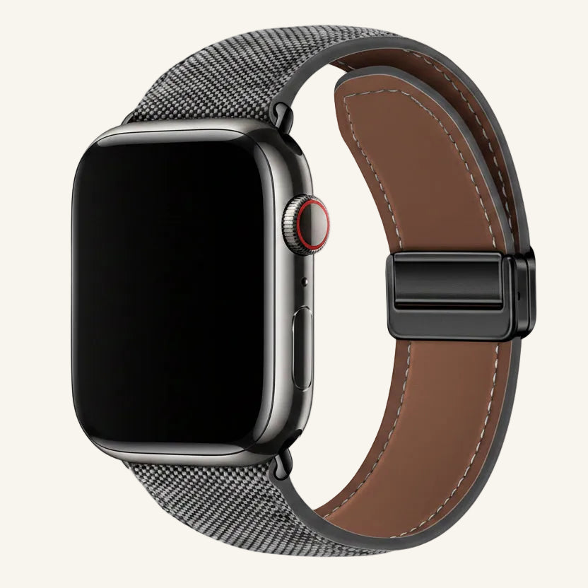 Bracelet Apple Watch toile denim bleu jean