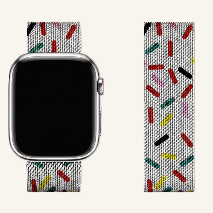 Bracelet maille milanaise magnétique pour Apple Watch — Maison Bracelet