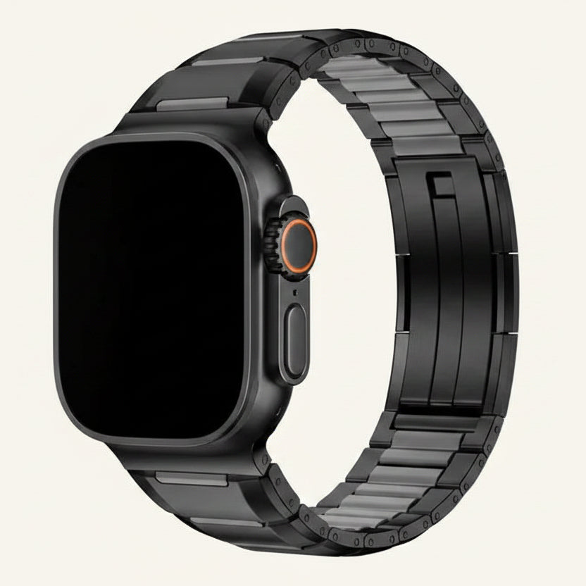 Bracelet sport acier et caoutchouc pour Apple Watch — Maison Bracelet