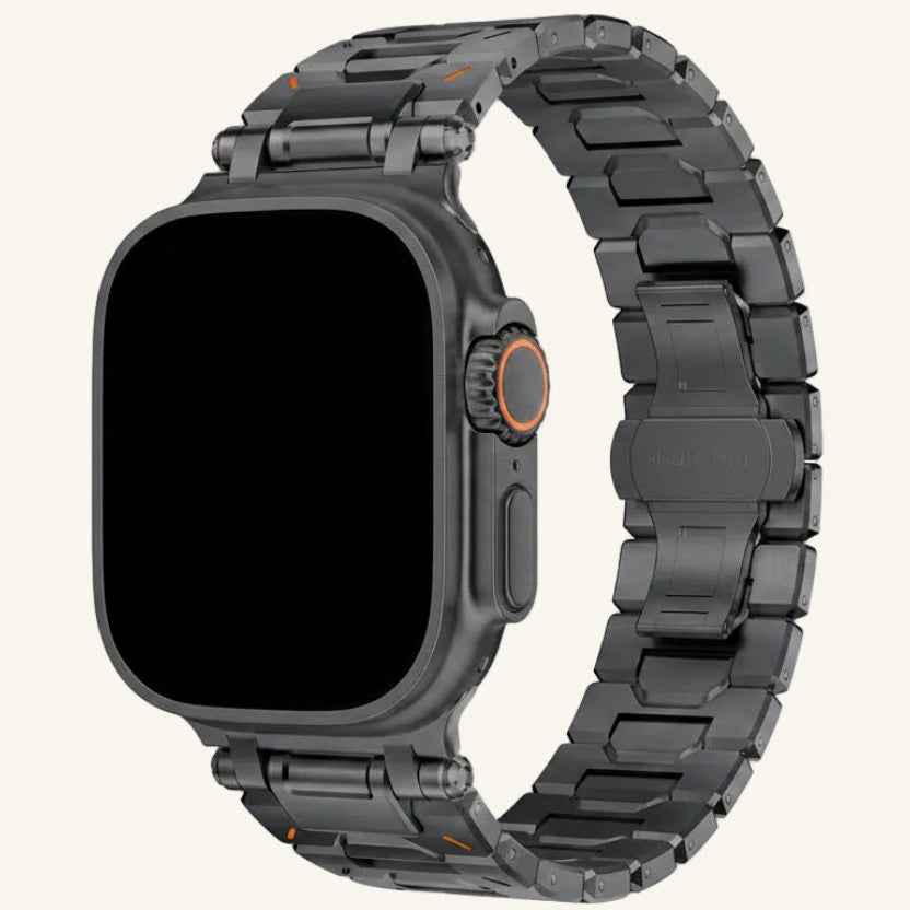 Bracelet titane à maillons DLC pour Apple Watch — Maison Bracelet