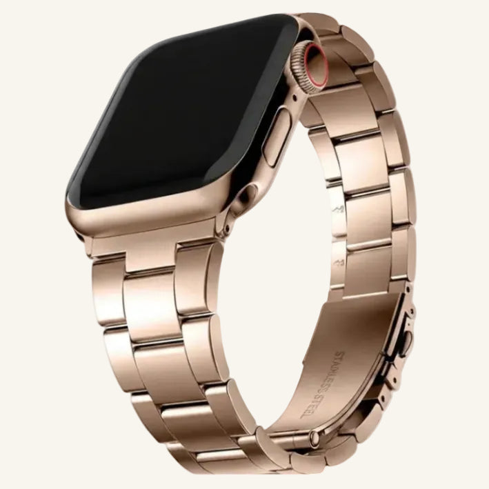 Fermoir déployant du bracelet Apple Watch acier Le Maillon Prestige