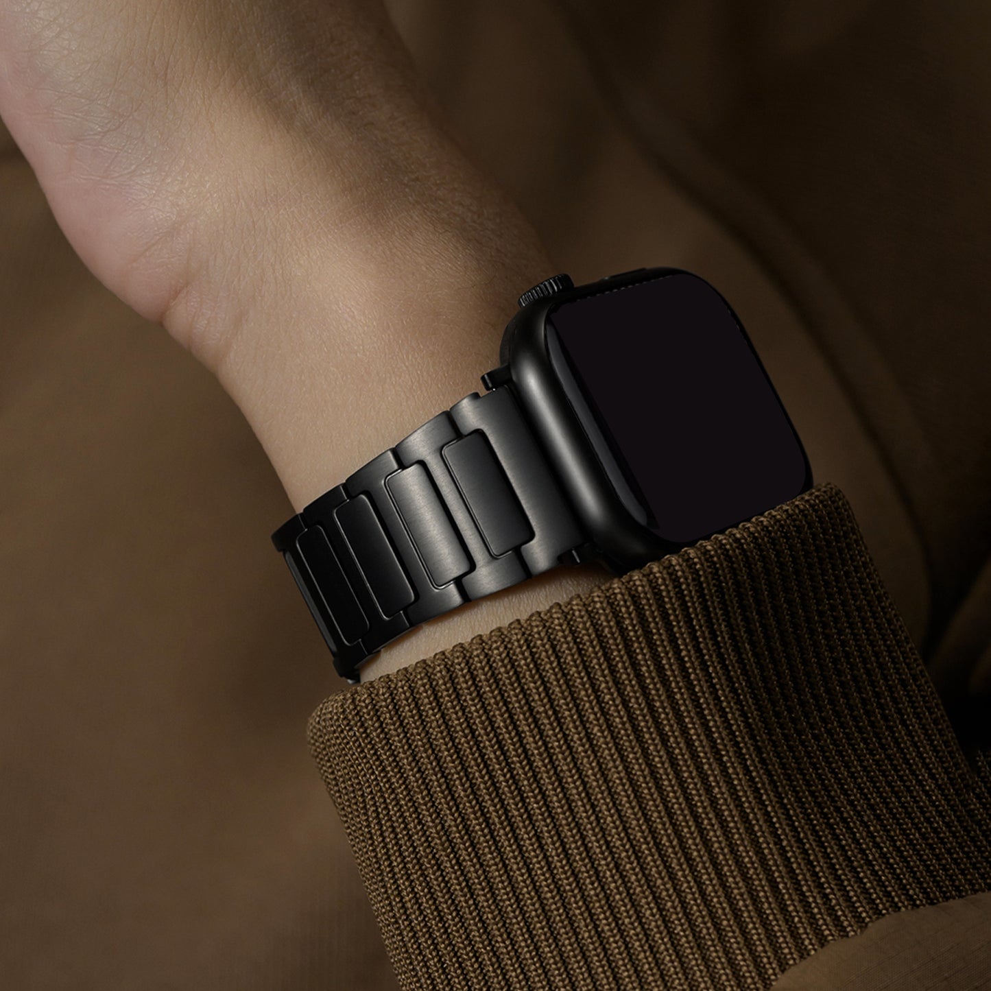 Maillons ajustables du bracelet Apple Watch titane Le Titane Forgé